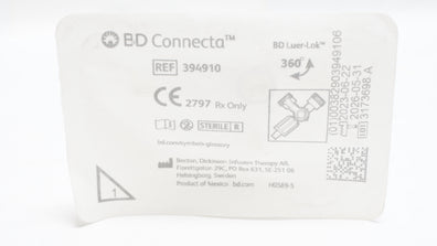 BD 394910 Connecta Plus Stopcock With 4-Way 360degree